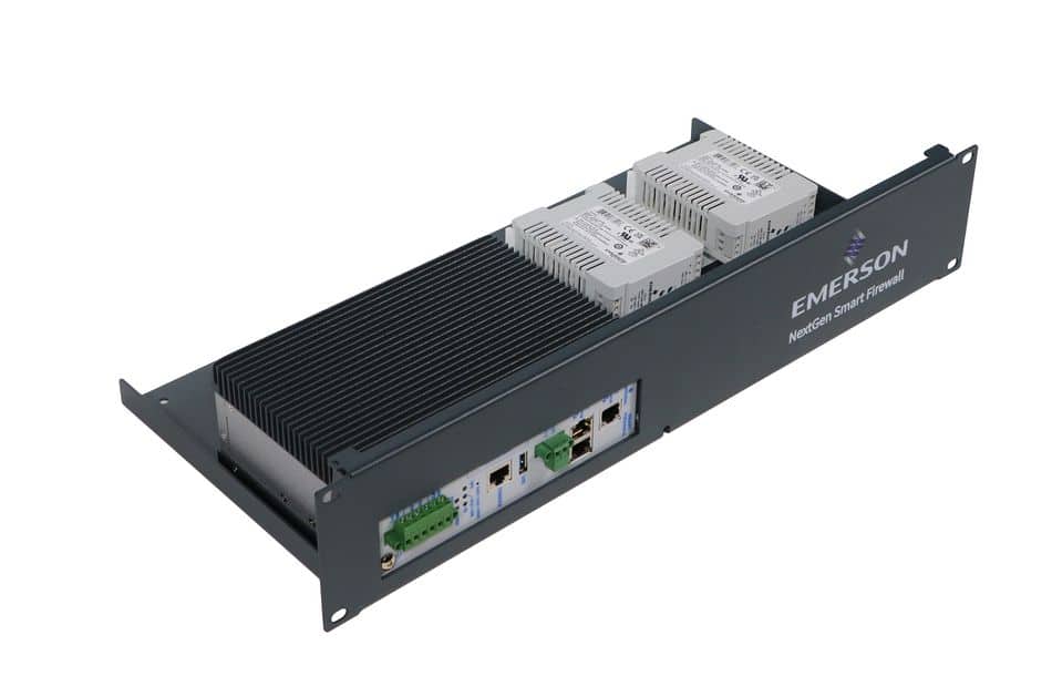 Emerson, verbessert die Perimetersicherheit für das dezentrale Prozessleitsystem DeltaV (DCS) mit seiner neuen NextGen Smart Firewall
