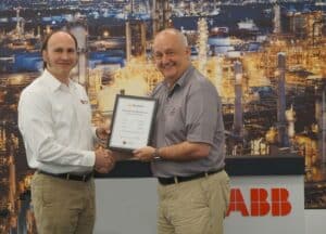 Sean Vincent FCG Director of Technology Programs and Peter Bradley from ABB. 